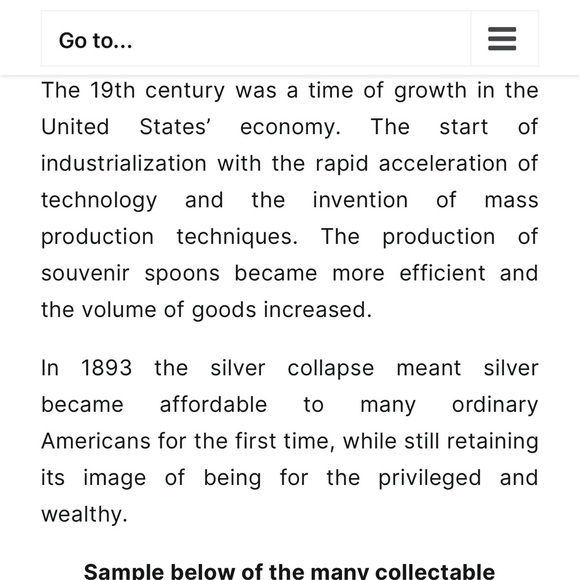 #0946+ 1791 Antique Dist Of Columbia Washington D.C. Souvenir Spoon - Picture 7 of 8